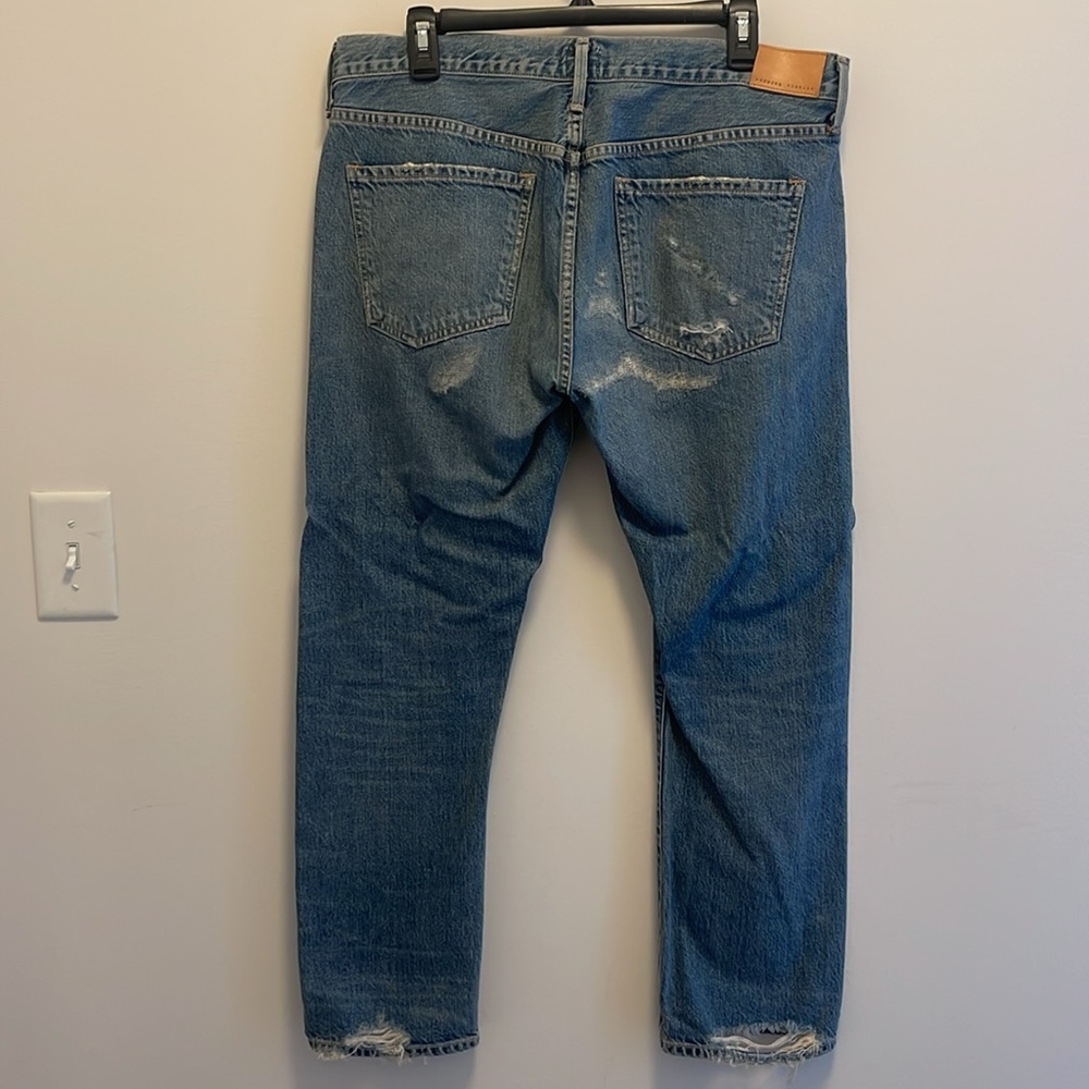 FREE PEOPLE BLUE JEANS- PREMIUM VINTAGE- SIZE 32 - Picture 2 of 3
